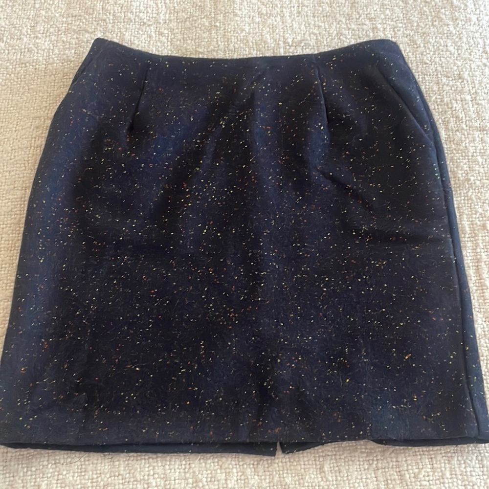 ModCloth midnight blue wool skirt